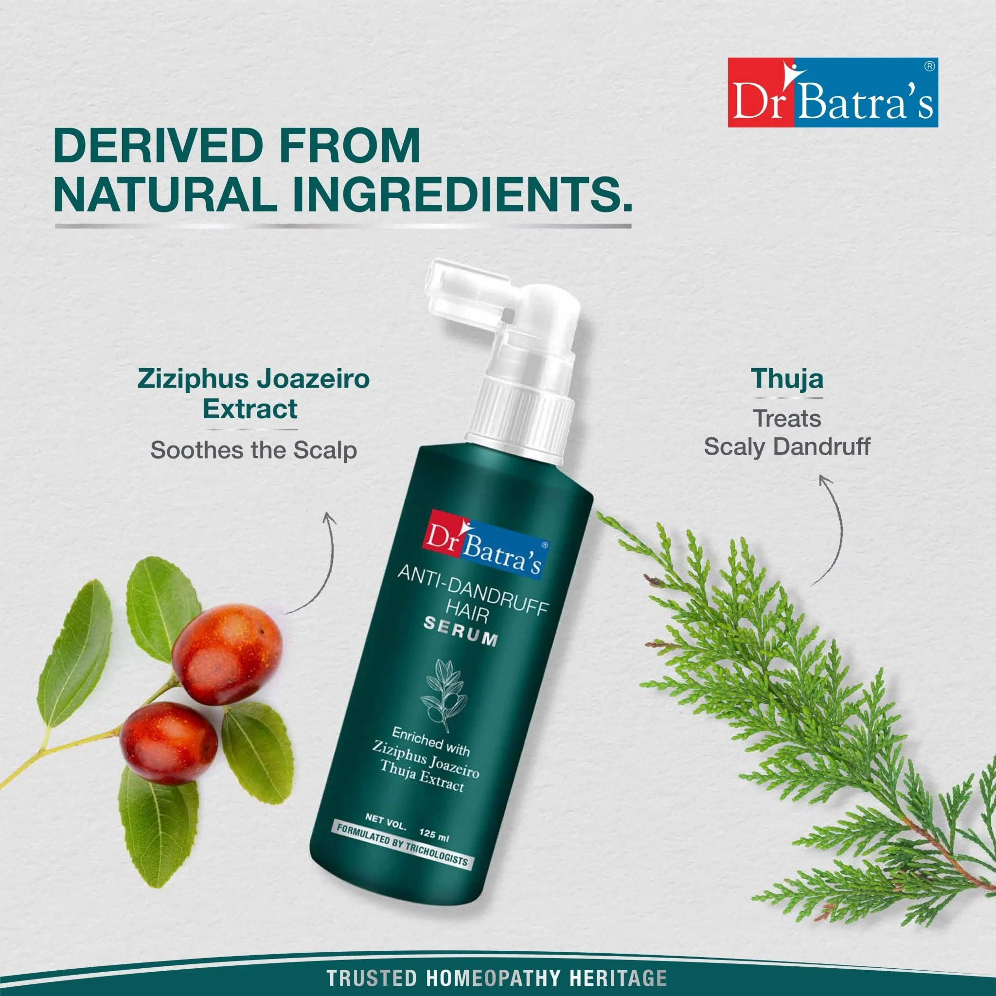 Dr Batra's Anti-Dandruff Hair Serum for Scalp Care | With Thuja Extract, Ziziphus Jaozeiro & Amla | Reduces Dandruff & Itchy Scalp | Natural Hair Serum for Men & Women | - Image 6