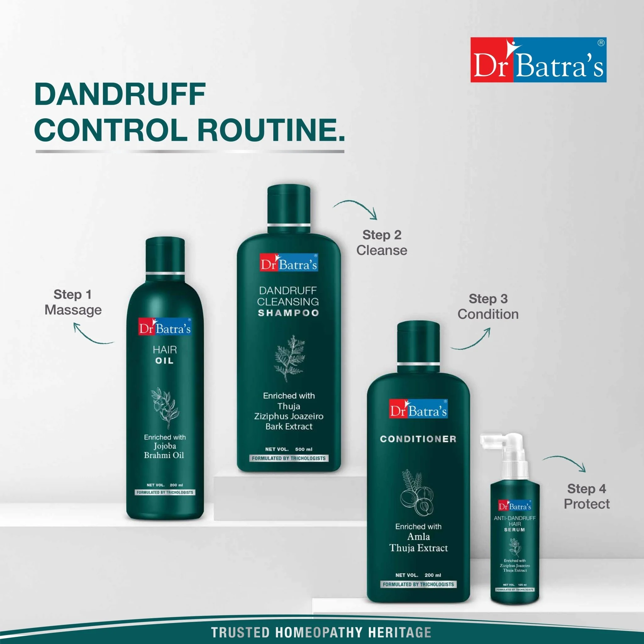 Dr Batra's Anti-Dandruff Hair Serum for Scalp Care | With Thuja Extract, Ziziphus Jaozeiro & Amla | Reduces Dandruff & Itchy Scalp | Natural Hair Serum for Men & Women | - Image 9