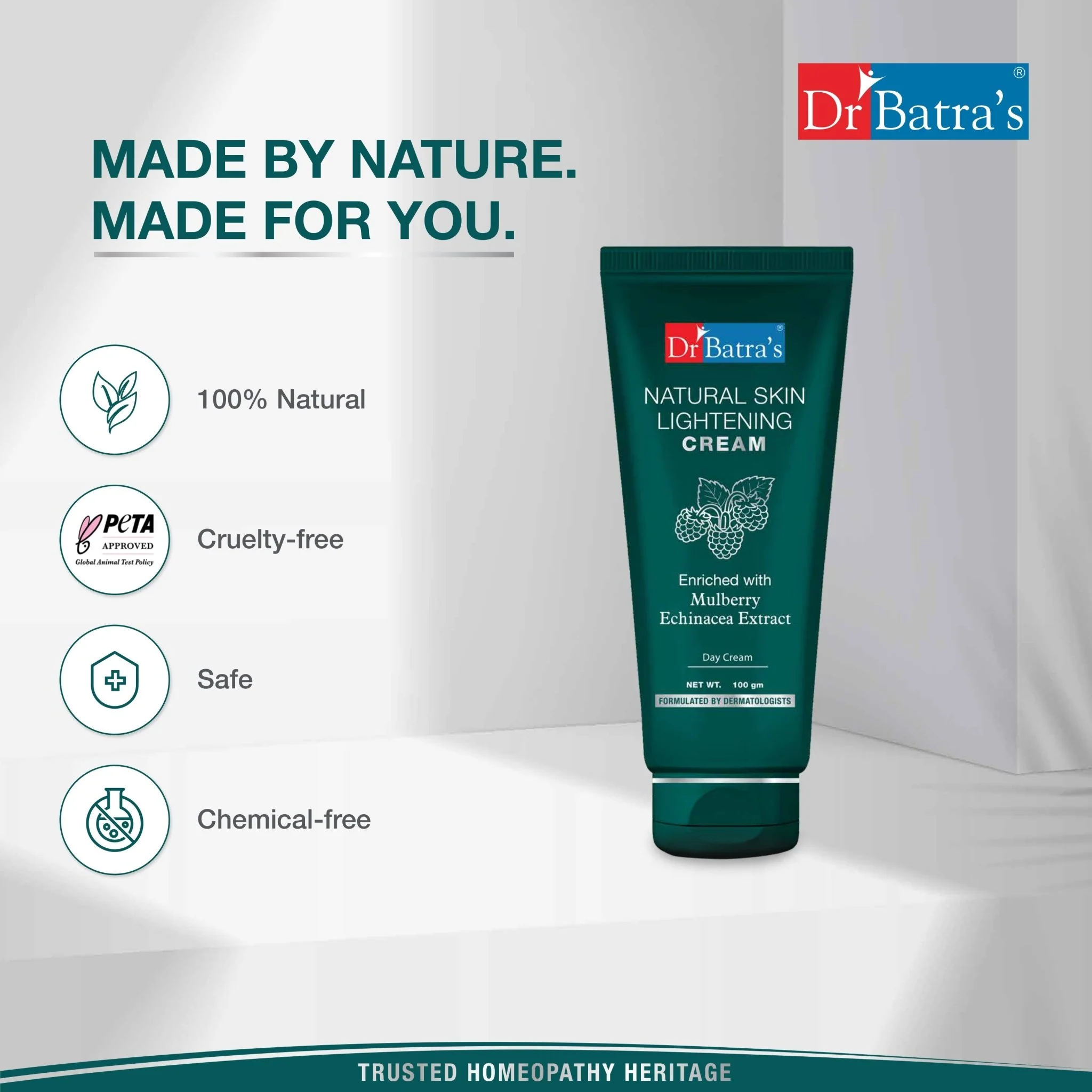 Natural Skin Lightening Cream 100g – Nourishes and Brightens Skin with Mulberry Extract | For Men & Women - Image 6