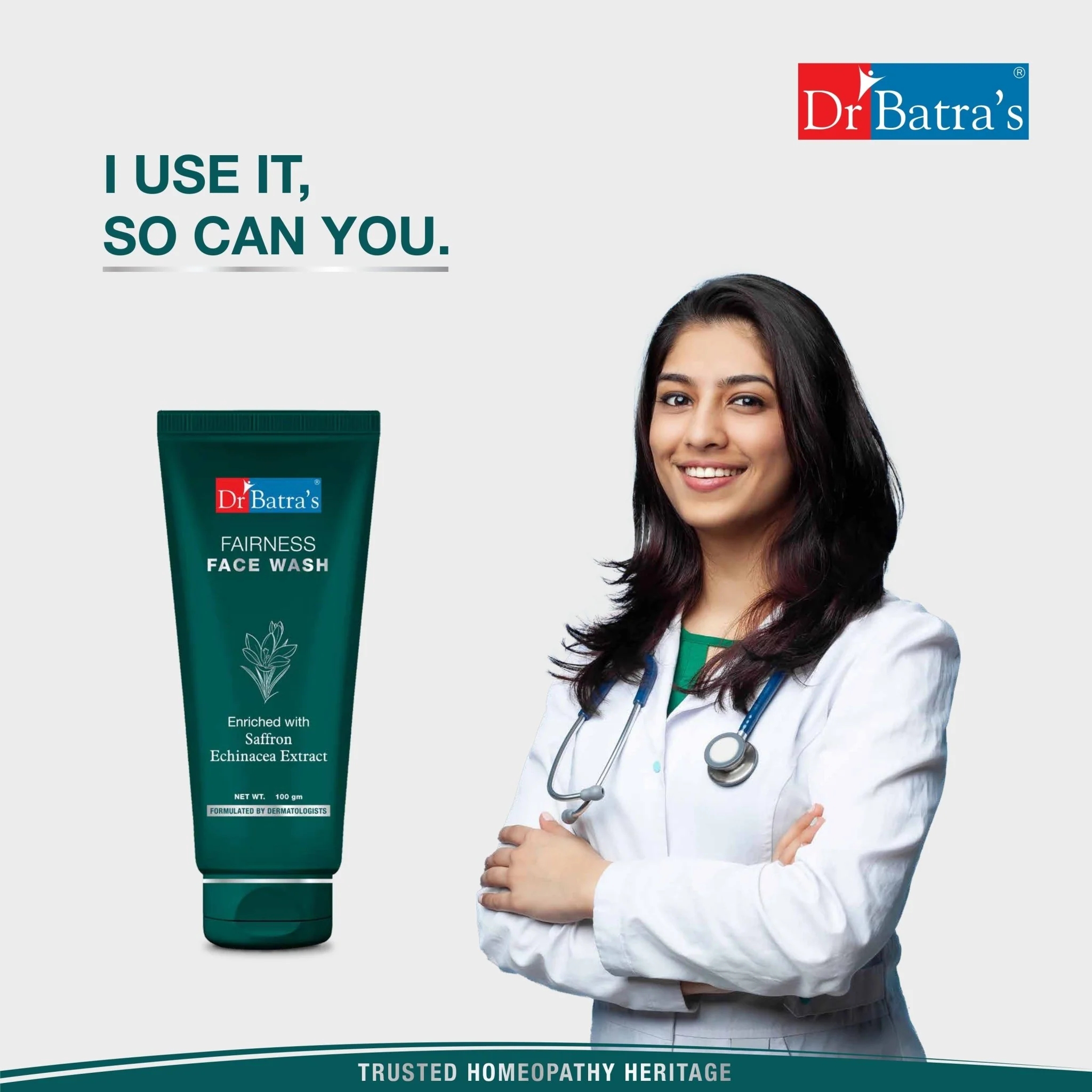 Dr Batra's Fairness Face Wash Enriched With Saffron & Echinicea Extract - Image 6