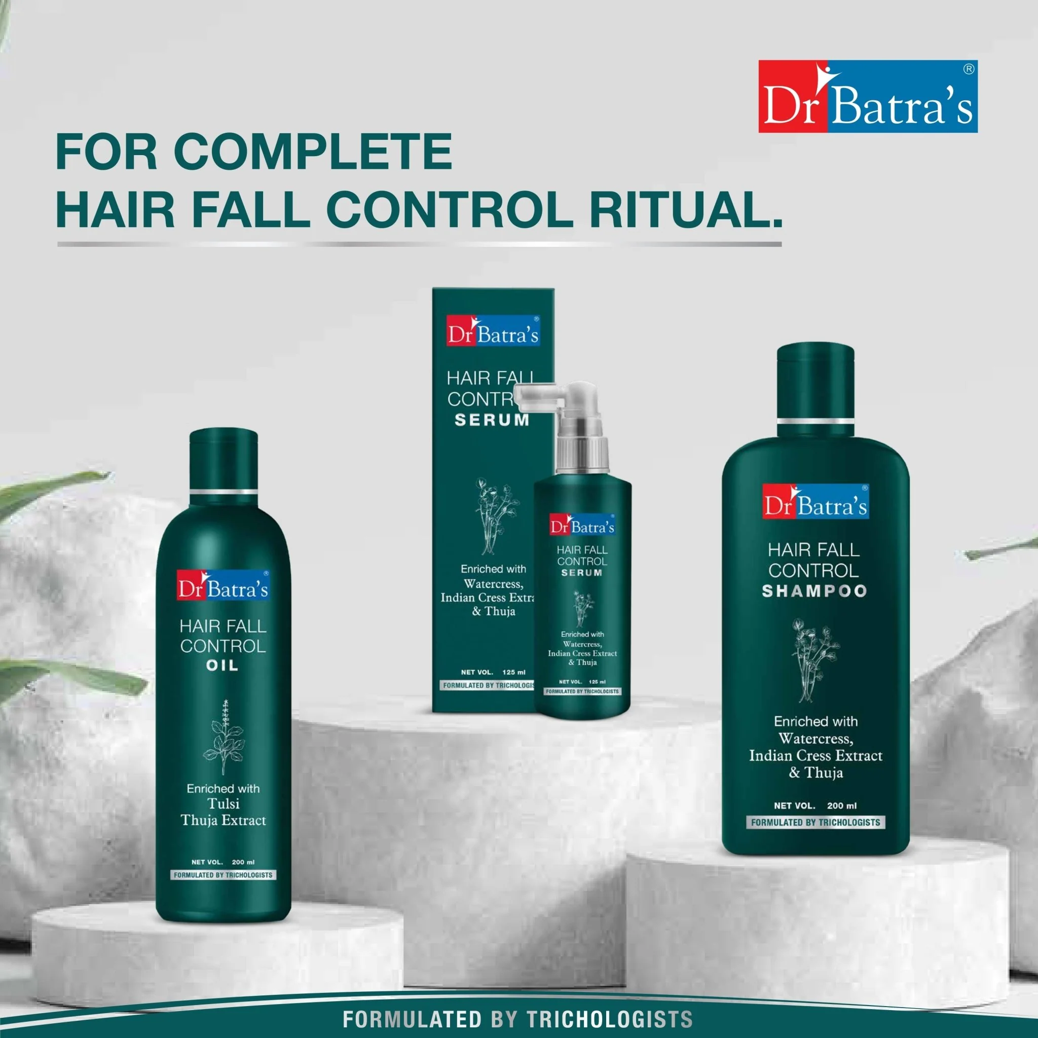 Dr Batra’s® Hair Fall Control Shampoo – Herbal Anti-Hair Fall Shampoo | Paraben, SLES & Silicone Free | Strengthens Hair, Reduces Hair Fall | Best Shampoo for Men & Women - Image 7