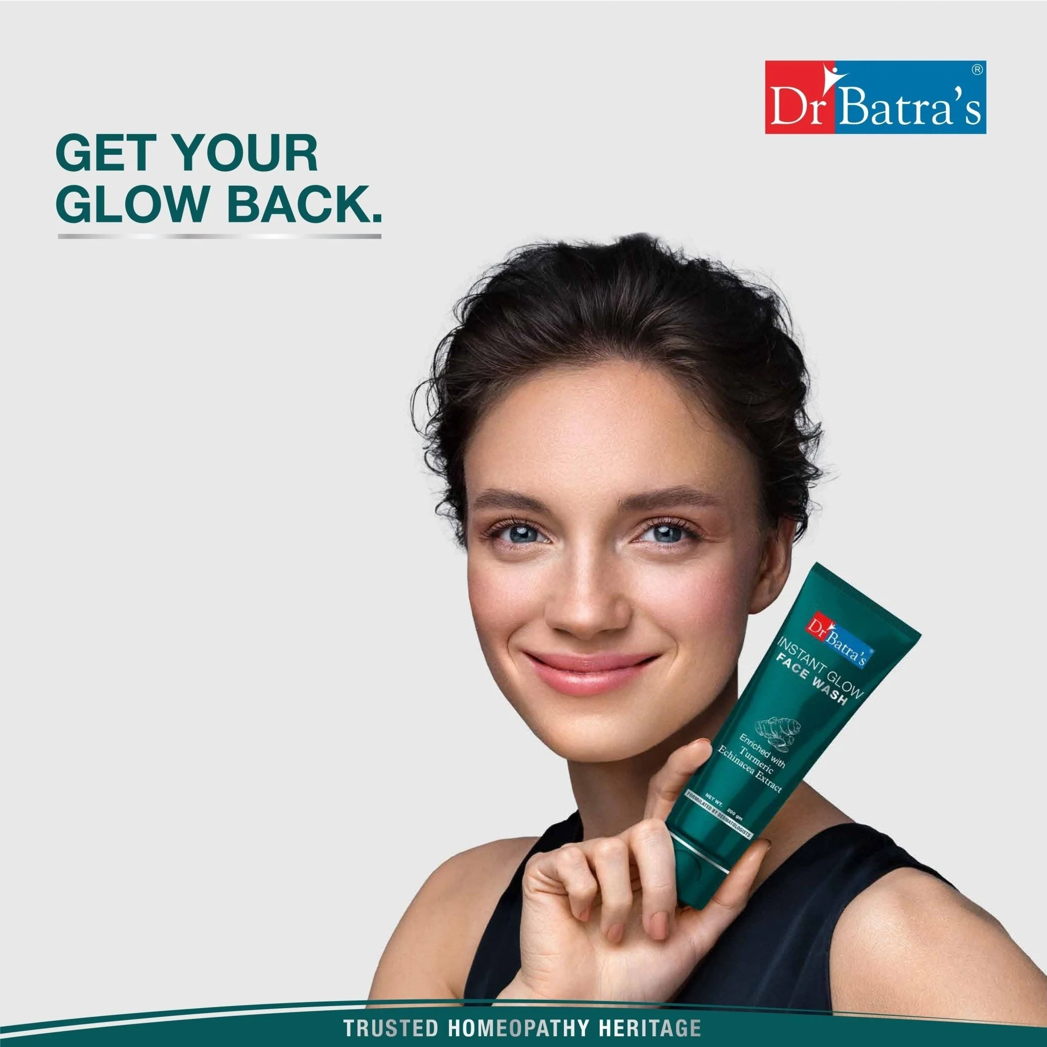 Dr Batra's Instant Glow Face Wash Enriched With Tumeric For Healthy & Glowing Skin - Image 6
