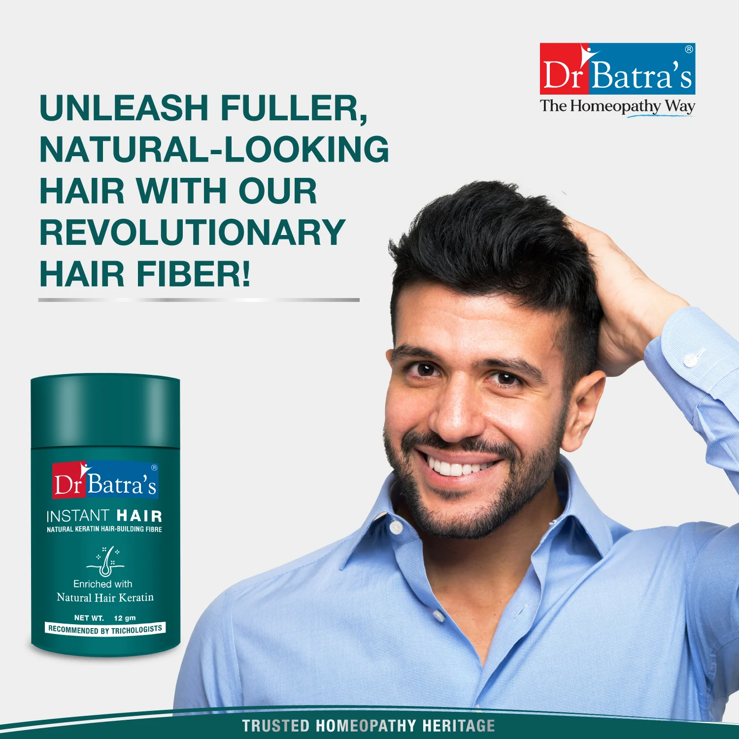 Instant Hair Natural Hair Building Fibre – Dark Brown - Image 8