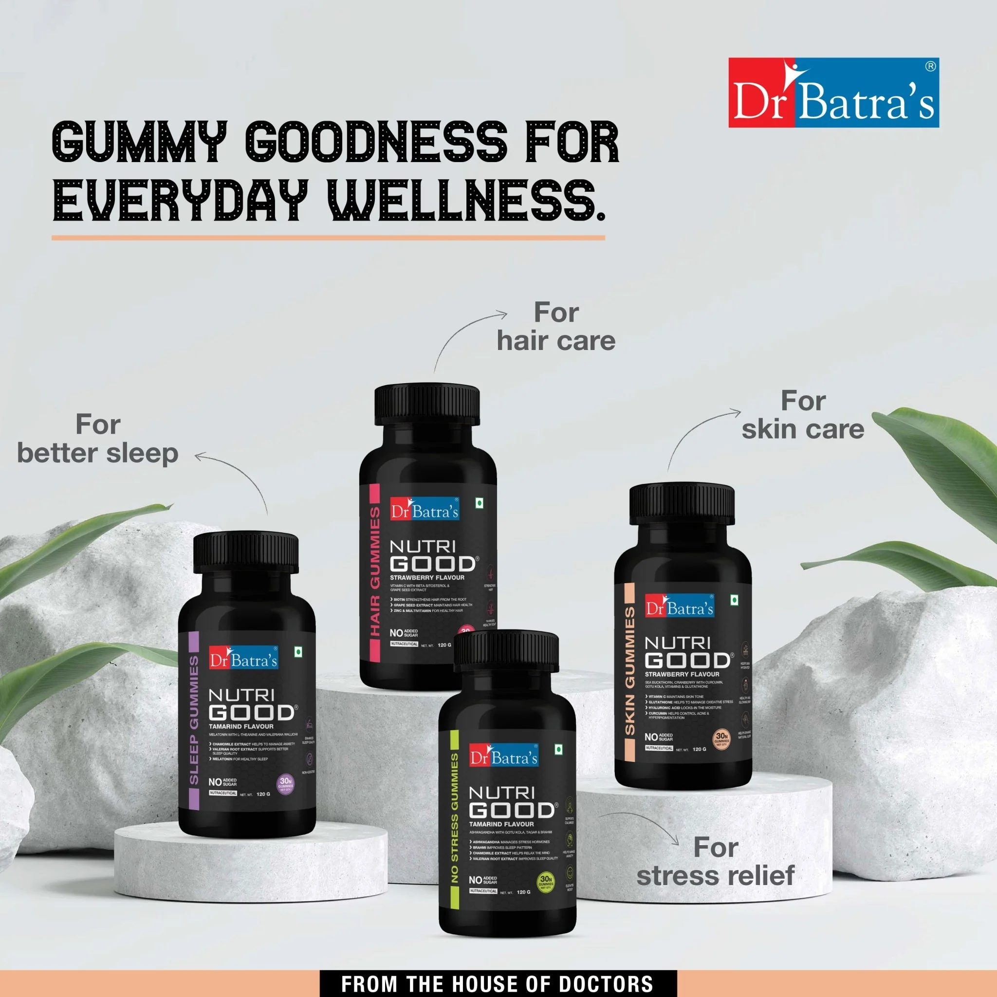 Dr Batra's Nutrigood Skin Gummies for Wrinkle-Free Ageless Skin | Pack of 30 Gummies - Image 10