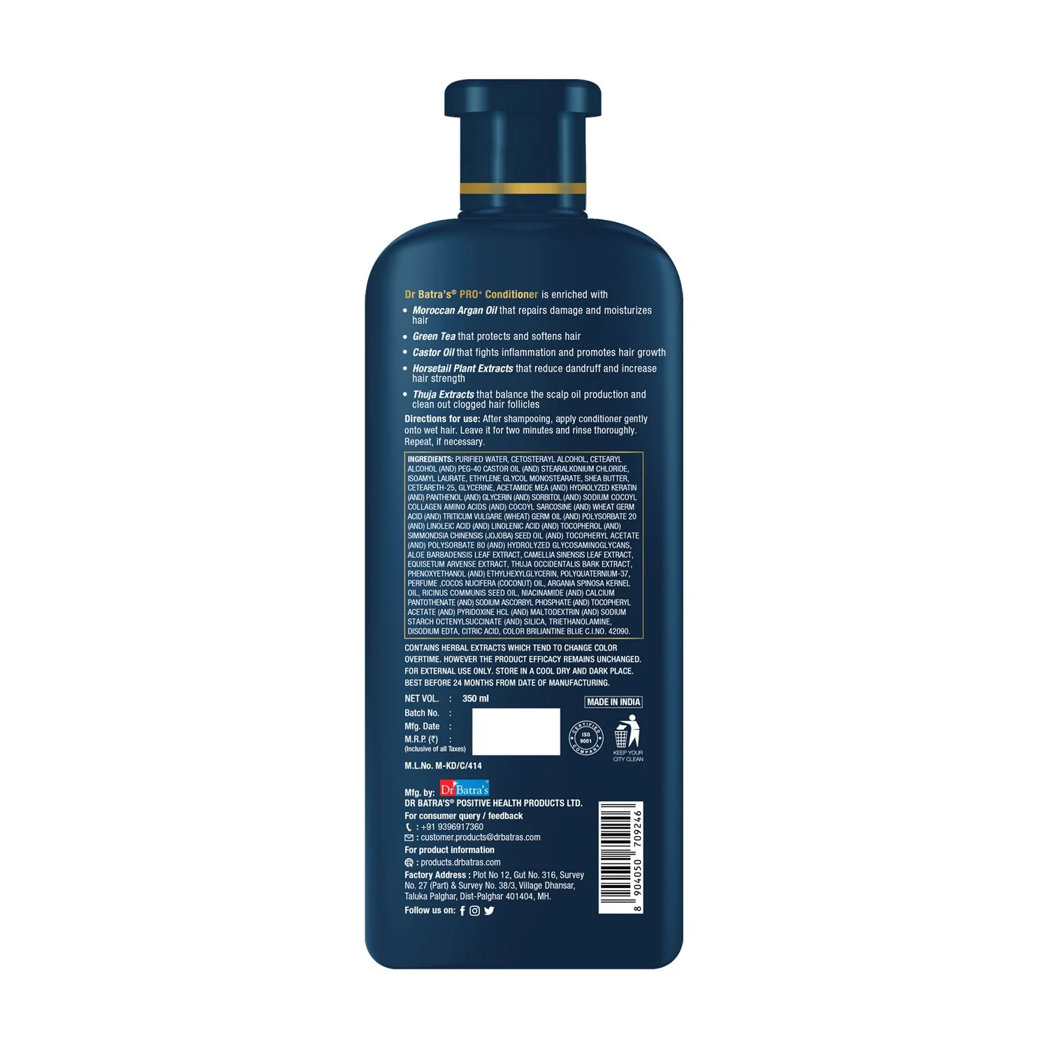 PRO+ Daily Care Shampoo with Conditioner- Sulphate, Paraben and Silicone Free - Image 7
