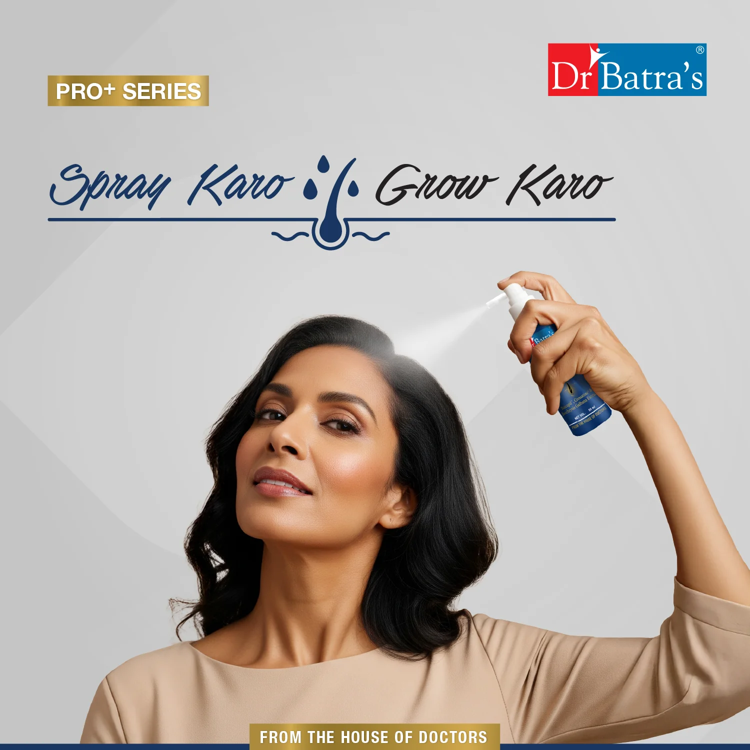 Dr Batra's Pro+ Hair Growth Serum-50 ml | Boosts Hair Growth & Hair Fall Control | with Baicapil™ + Cressatine + Isochrysis Galbana Extract | For Thicker, Stronger & Fuller Hair | Chemical-Free | For Men & Women - Image 5