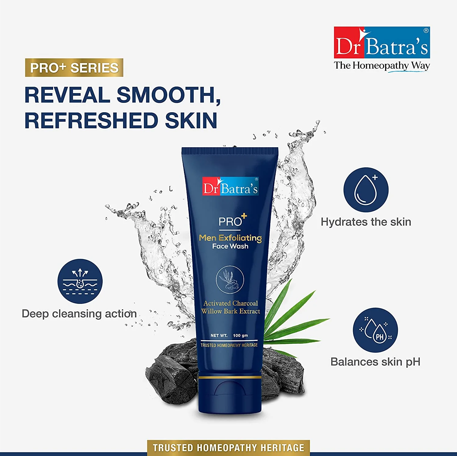 Dr Batra’s- PRO+Men Exfoliating Face Wash - Image 3