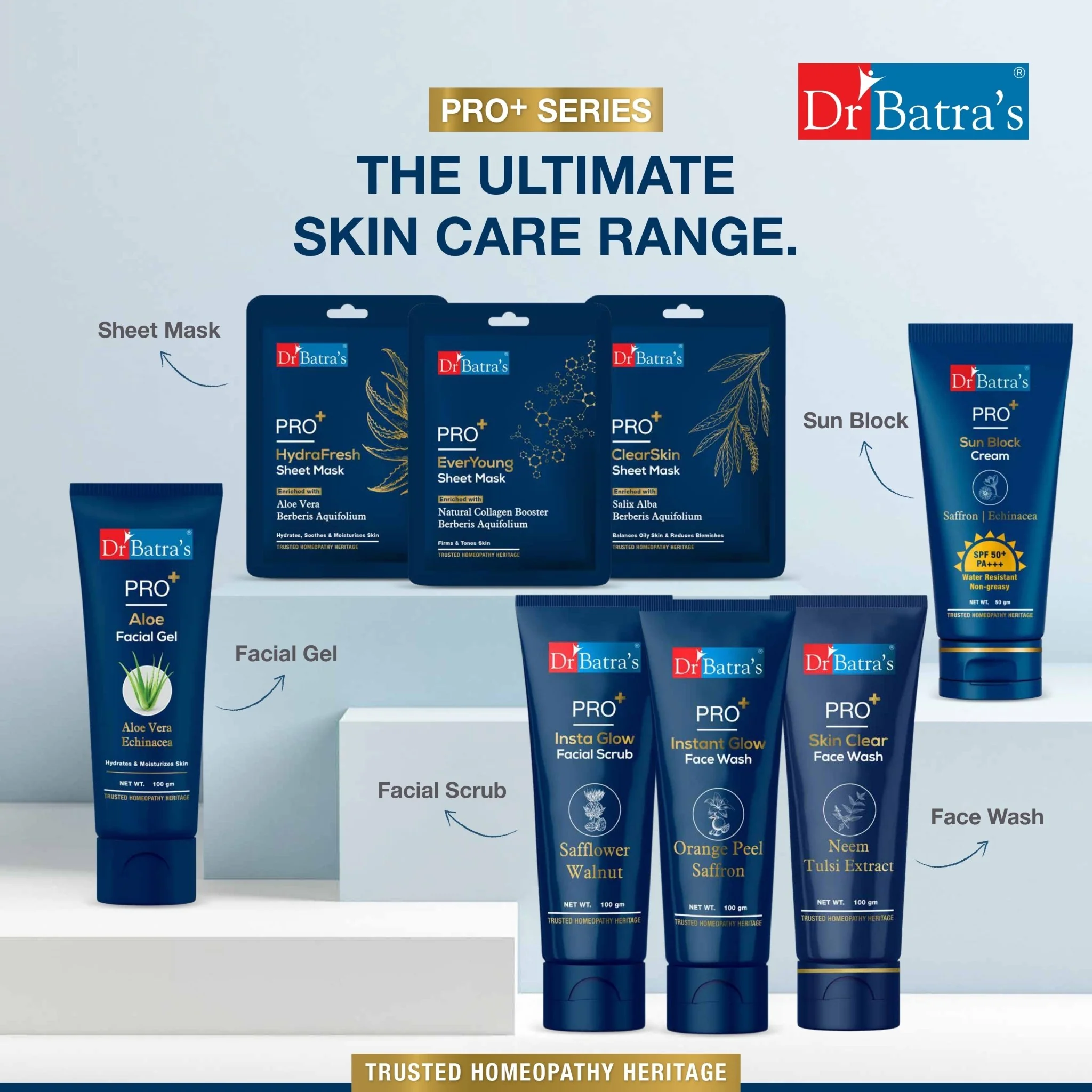 Dr Batra’s PRO+ Skin Clear Face Wash | With Neem, Tulsi & Aloe Vera | Antibacterial Care for Clear & Healthy Skin | Sulphate, Silicone & Soap Free | 100 g - Image 8