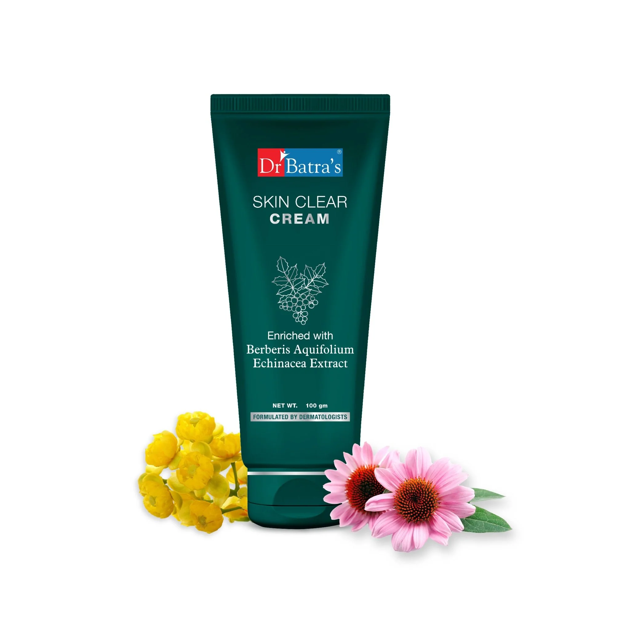 Dr Batra's Skin Clear Cream | Enriched with Berberies Aquifolium and Echinacea - 100 Gm