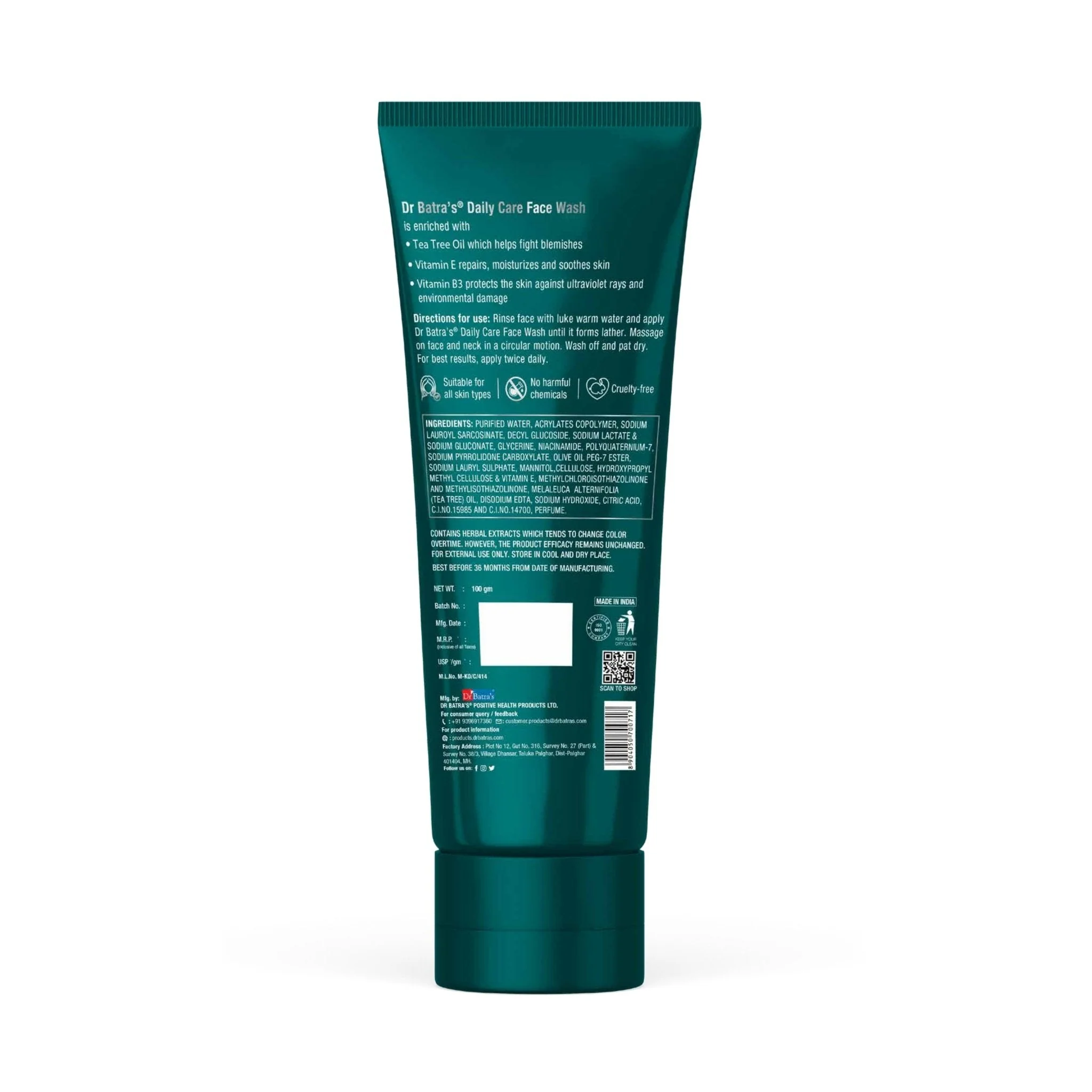 Face Wash Daily Care - Dr Batra's - Image 10