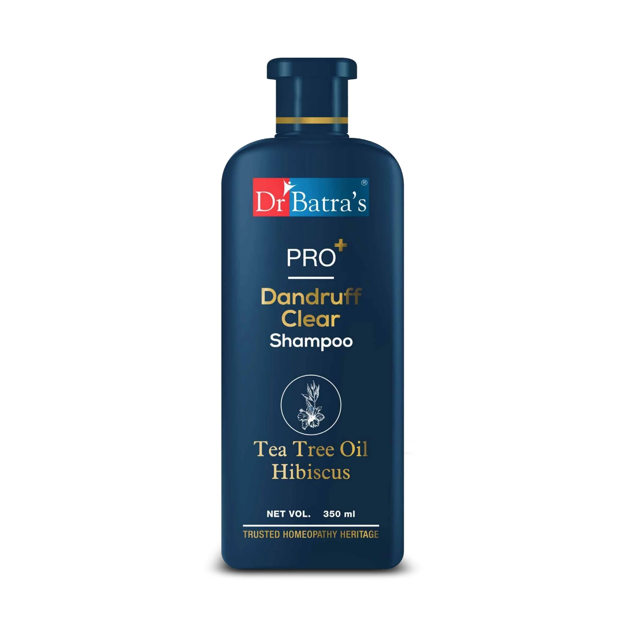PRO+ Anti-Dandruff Shampoo 350ml – Doctor-formulated with Tea Tree & Hibiscus Extract |Reduces flakes | relieves itch and promotes a healthy scalp |  For Men & Women - Image 3