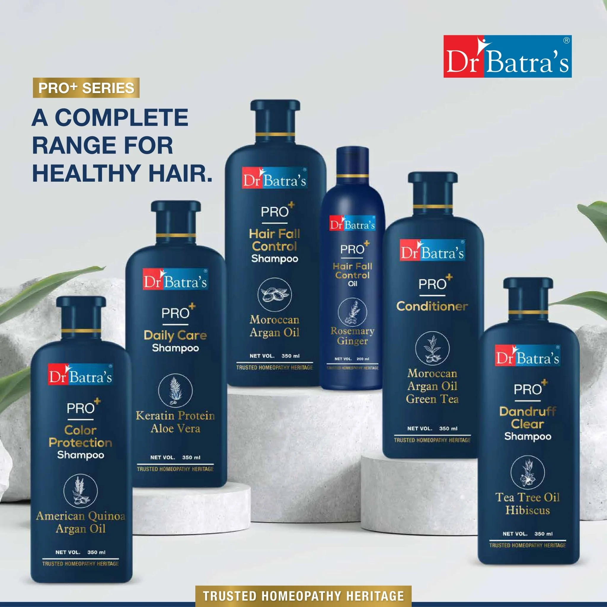 PRO+ Anti-Dandruff Shampoo 350ml – Doctor-formulated with Tea Tree & Hibiscus Extract |Reduces flakes | relieves itch and promotes a healthy scalp |  For Men & Women - Image 6
