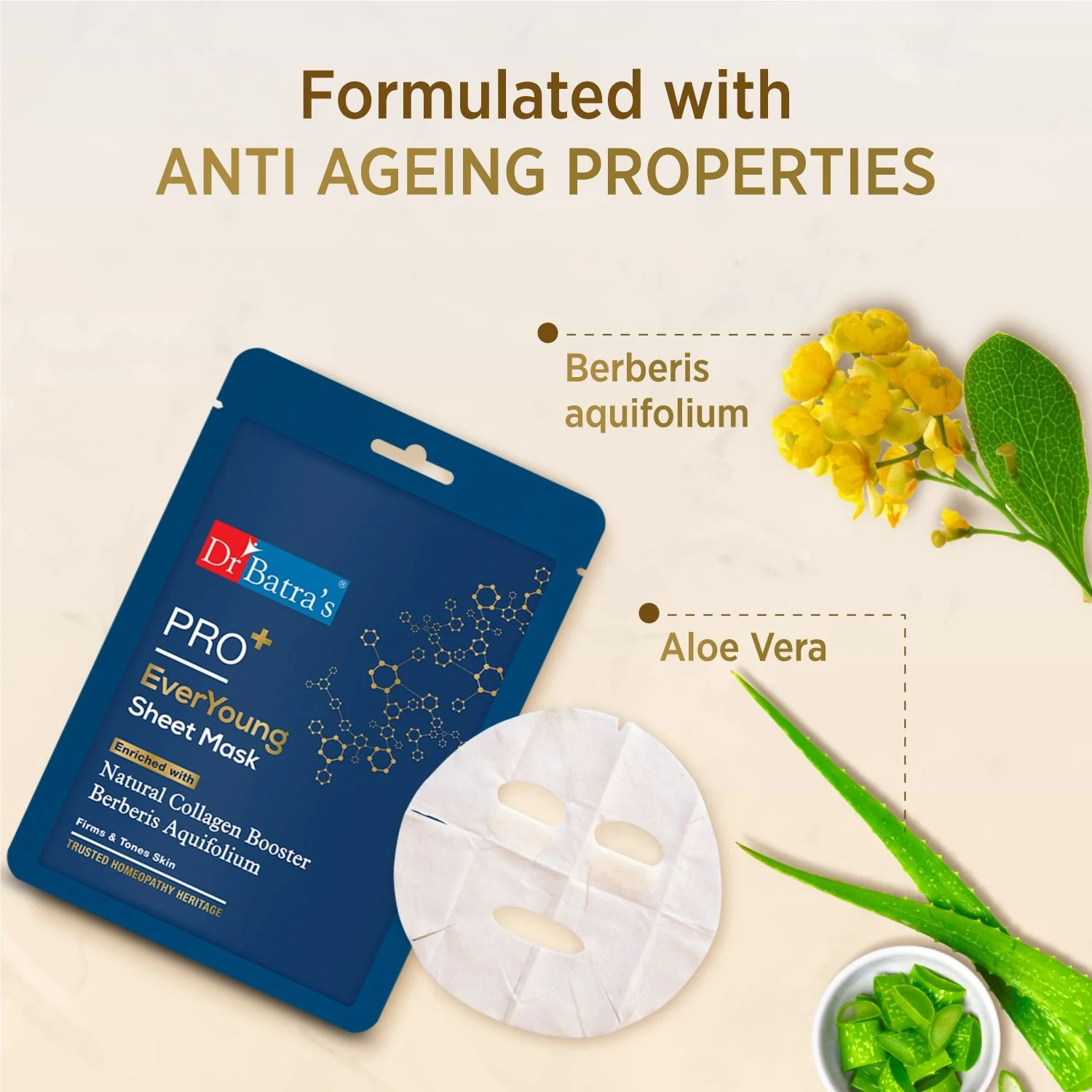 PRO+ EverYoung Face Sheet Mask - Dr Batra’s - Image 7