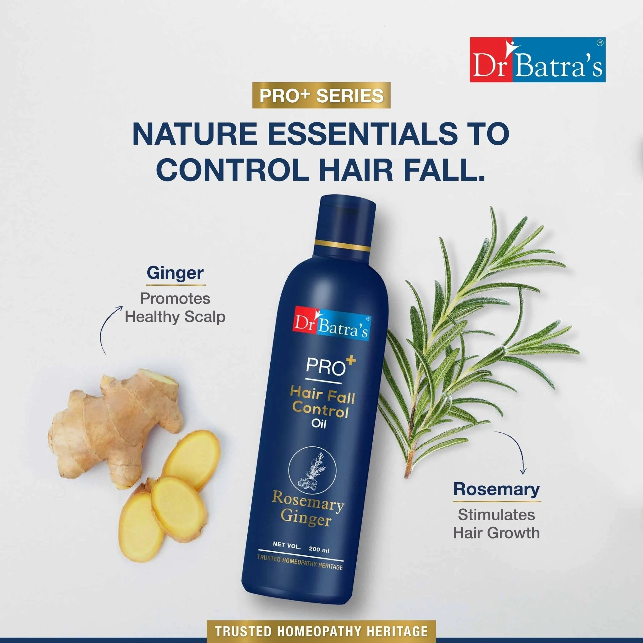 PRO+ Hair Fall Control Oil and Boosts Hair Growth - Non-Sticky Formula - Image 4