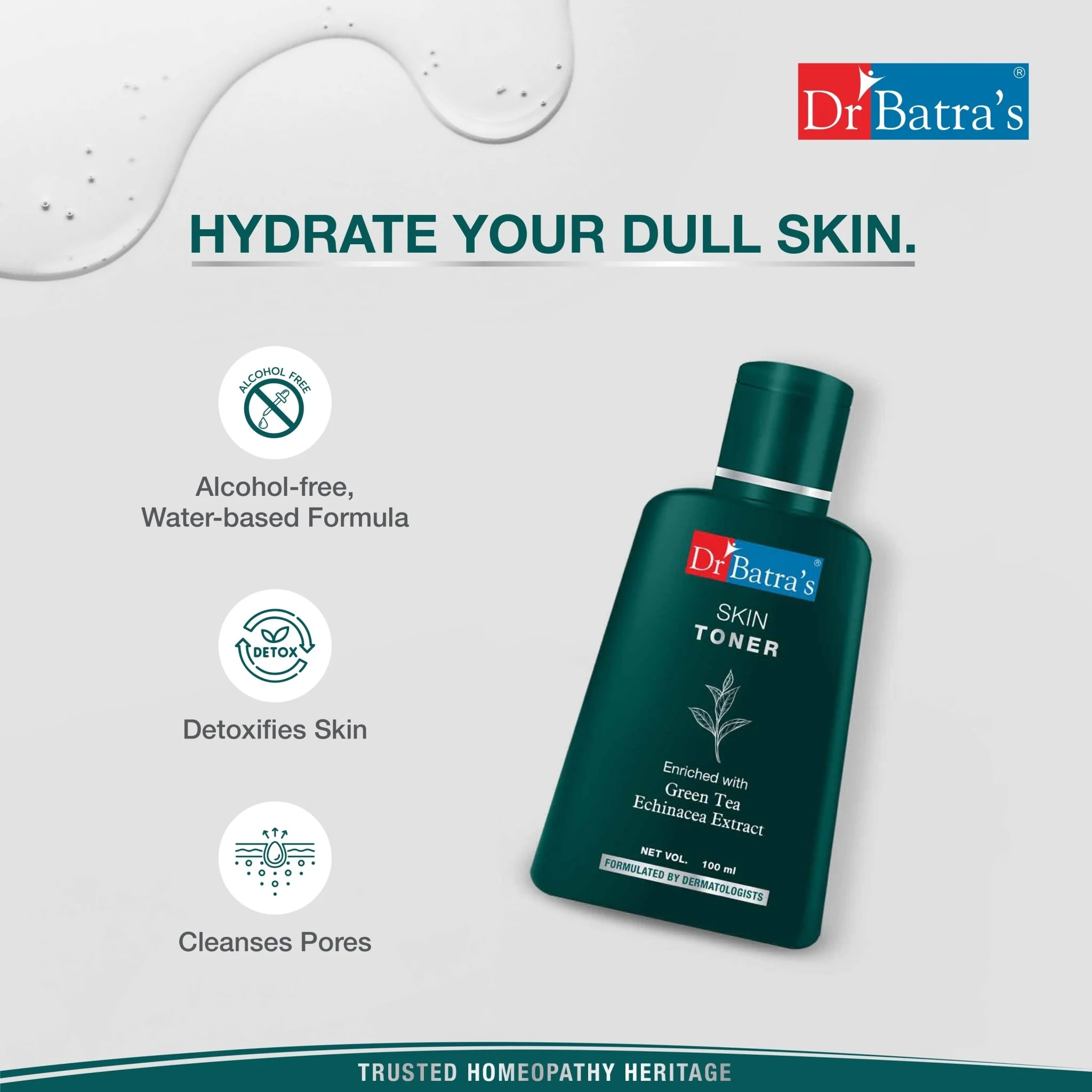 Skin Toner Enriched With Echinacea & Green Tea - Image 4